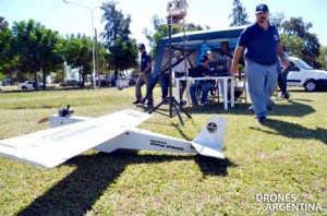Prueba de campo del UAV-1 . Drone multipropósito de la UTN FRRE